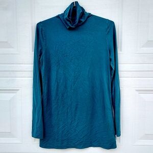GAP Teal Long Sleeve Women's Tee Turtle Neck Maternity